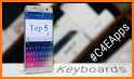 Rainbow Galaxy Keyboard Theme related image