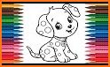 Puppy Dog Coloring Book related image